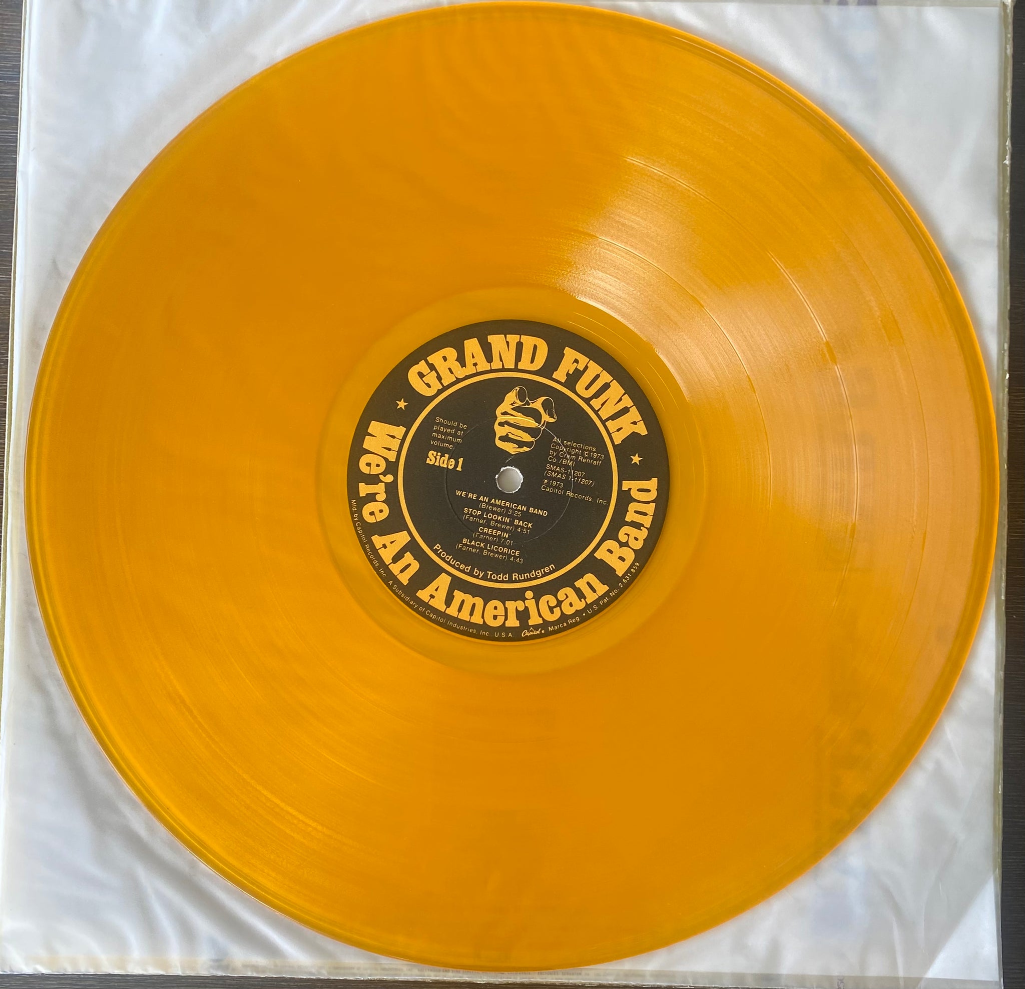 帯 国内盤 GRAND FUNK RAILROAD/WE'RE AN AMERICAN BAND/CAPITOL