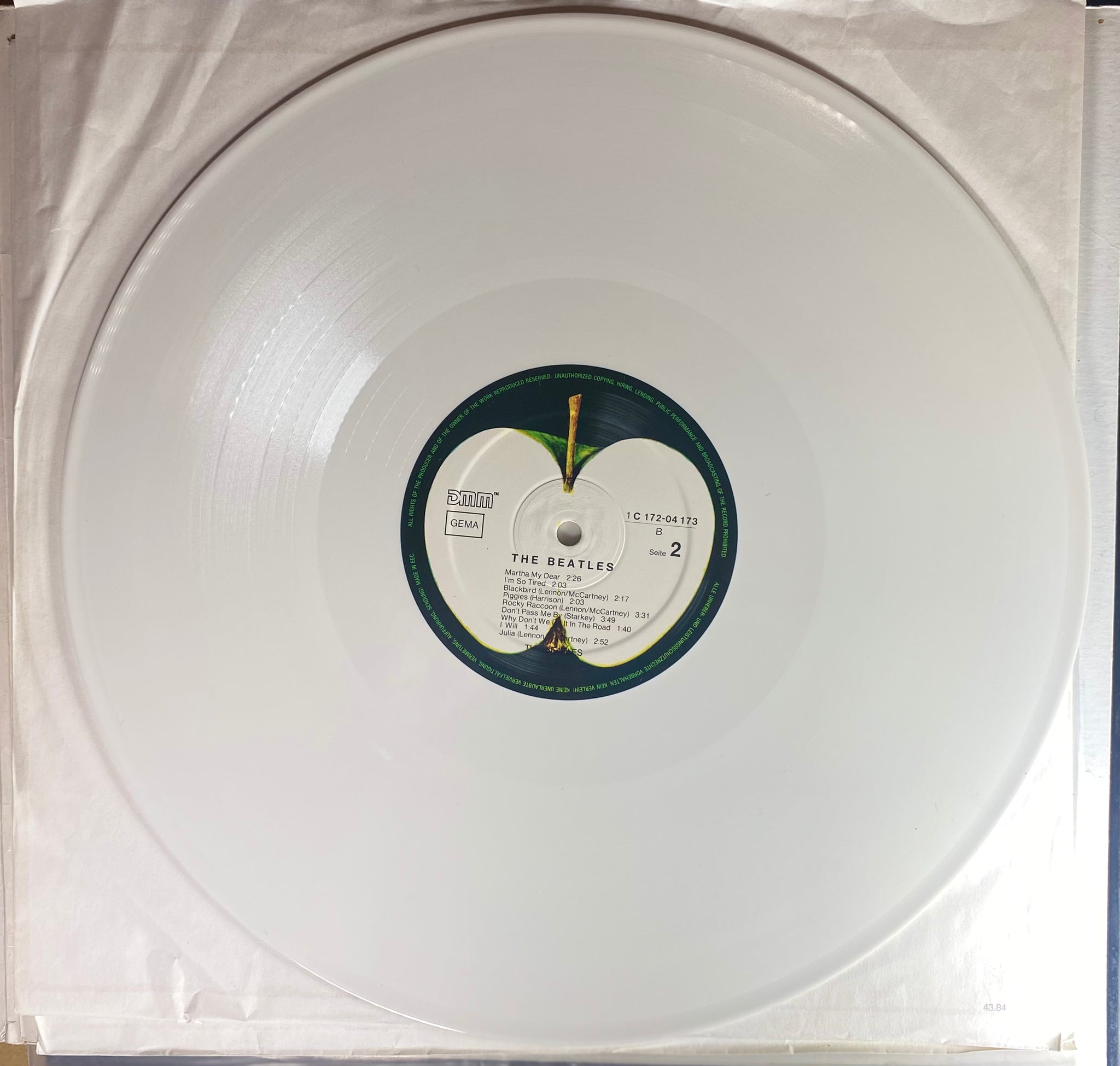 The Beatles White Album ドイツ盤 LP Stereo Beatles White Album -White Wax-Germany – Turntable Treasures