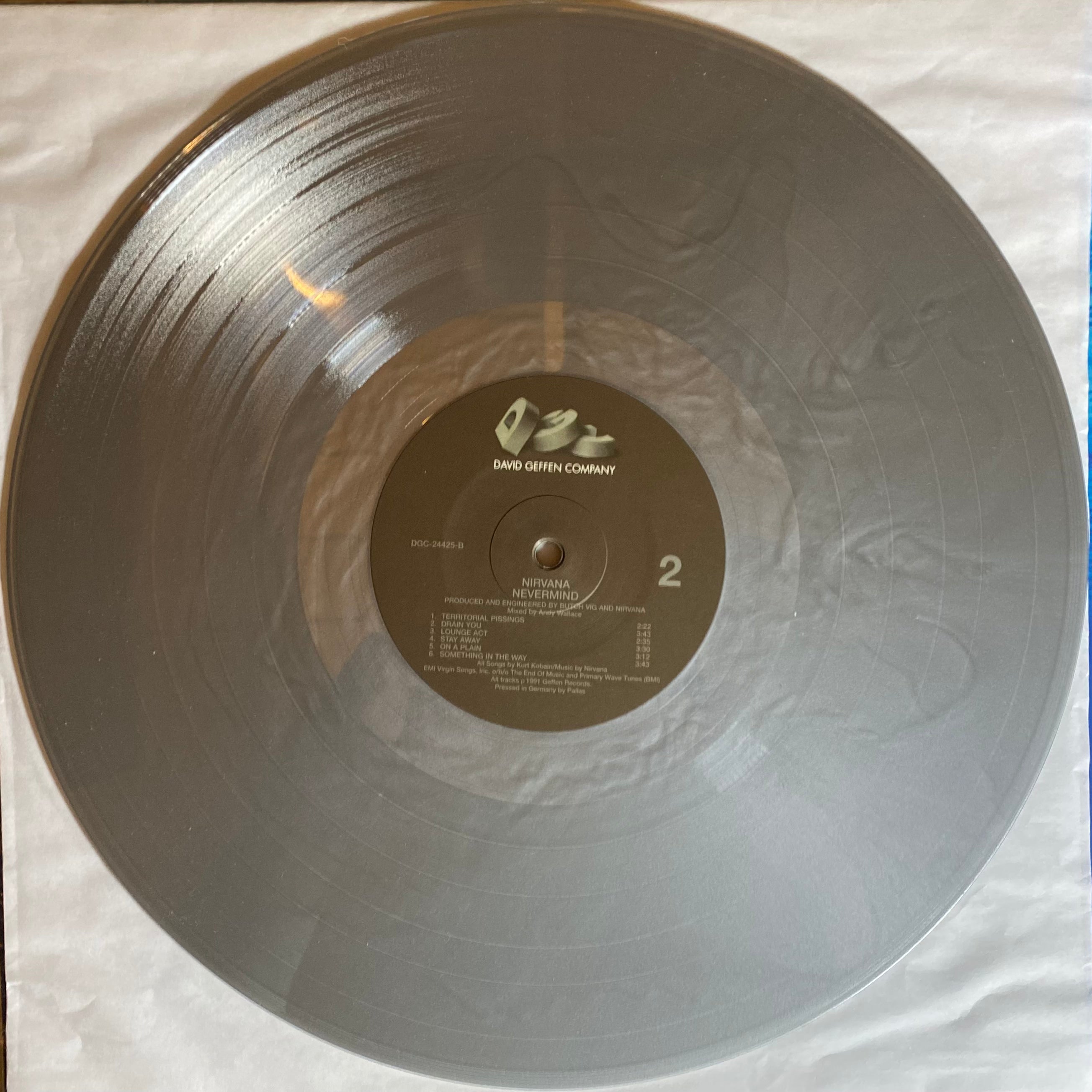  Nevermind - Exclusive Limited Edition Silver Vinyl LP  [Condition-VG+NM]: CDs & Vinyl