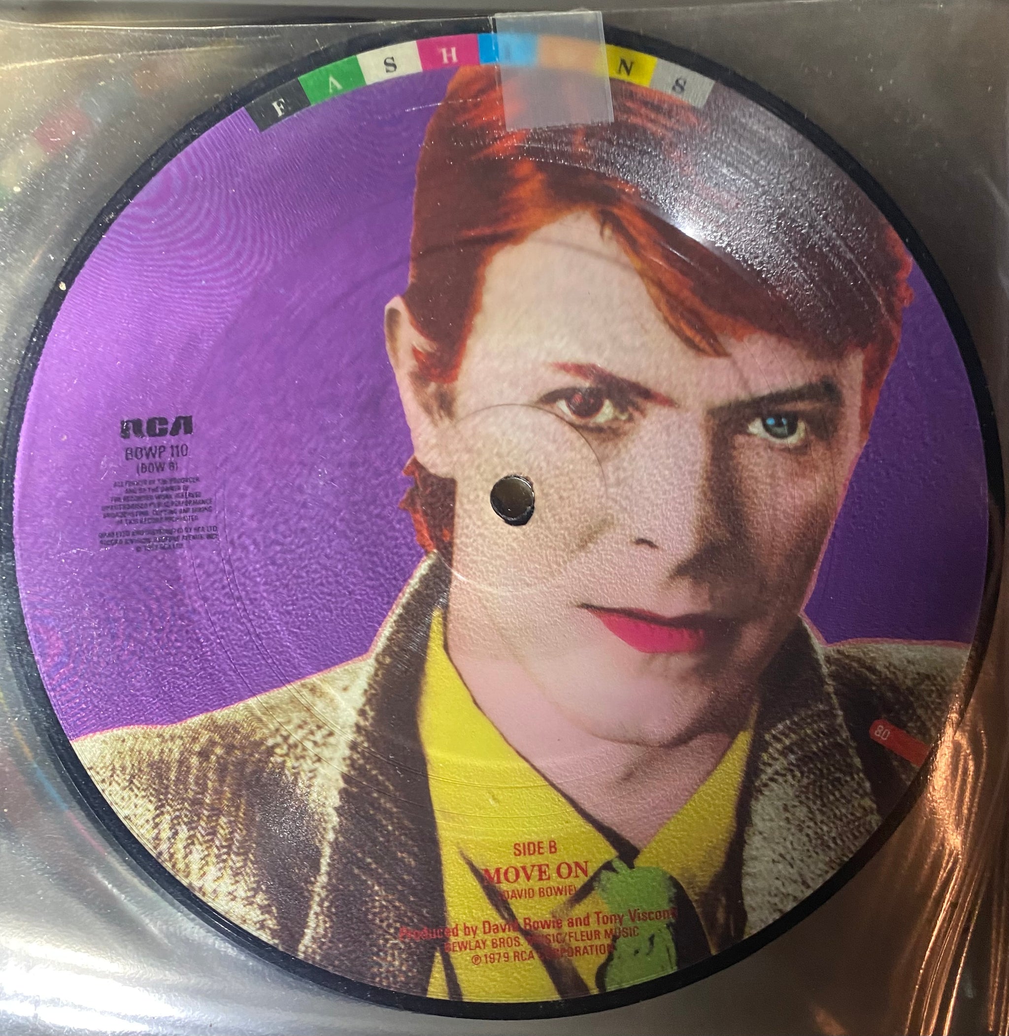 David Bowie -45 RPM Fashions (Rare 10 X 7