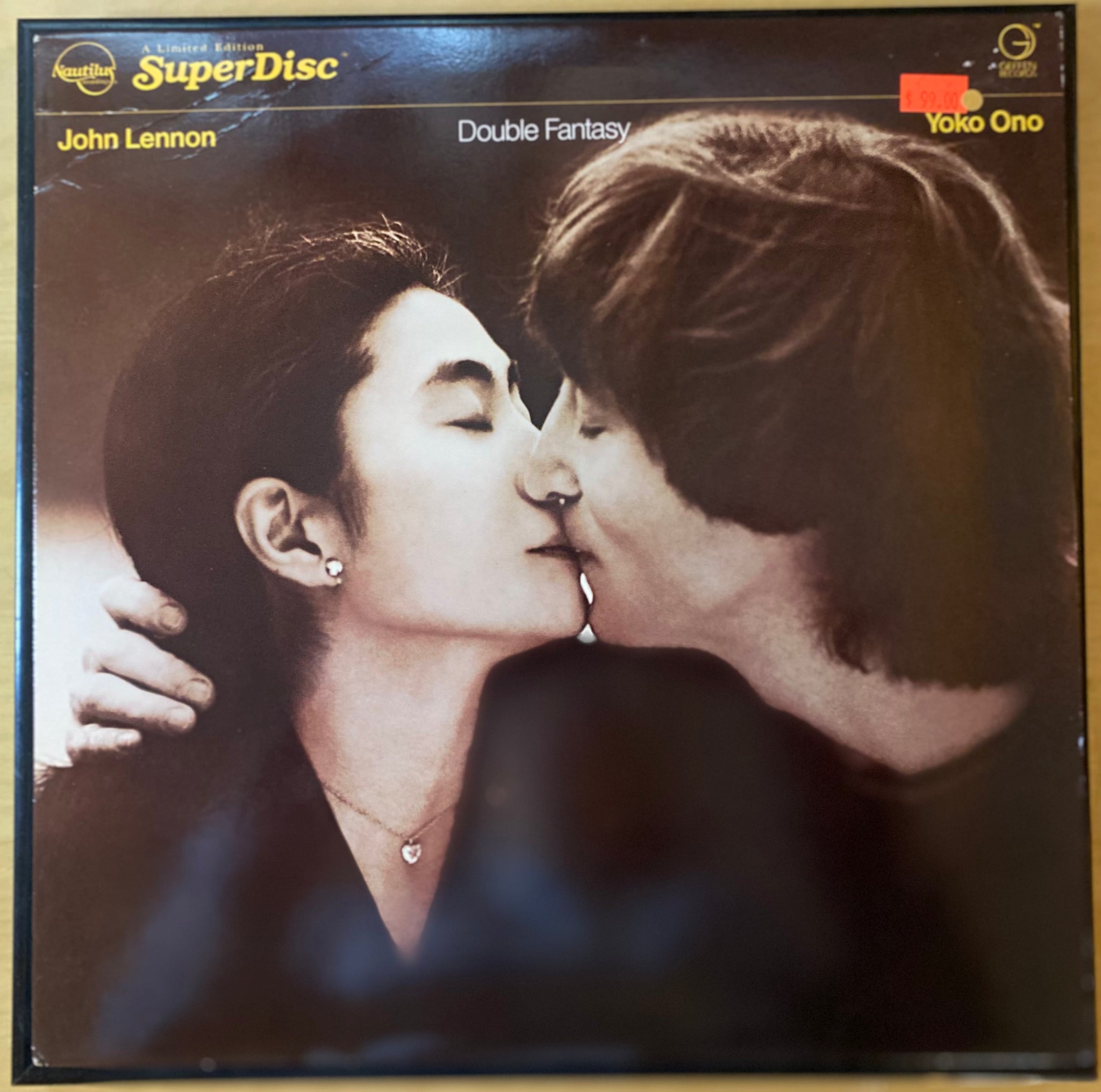 DOUBLE FANTASY展 ポスター ジョンレノンオノヨーコ B2 ポスター JOHN
