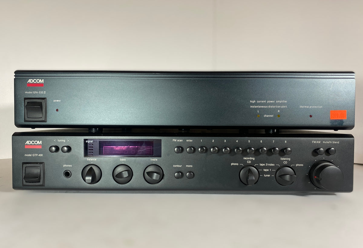 GFA535 II Power Amplifier and GTP400 Tuner/Preamp combo